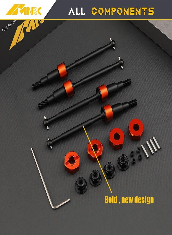 NMNRC for Arrma 1/18 Granite Grom Drive Shaft 1/14 Typhon Grom Driveshaft Bold Upgrades Part Red - Image 3